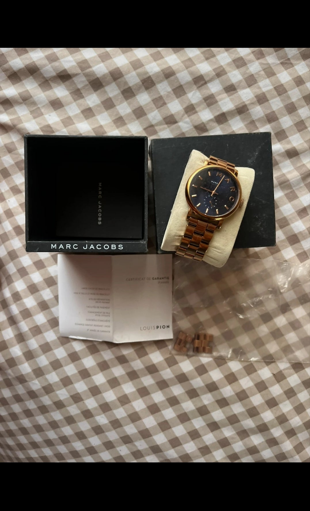 Montre Marc Jacobs de seconde main.