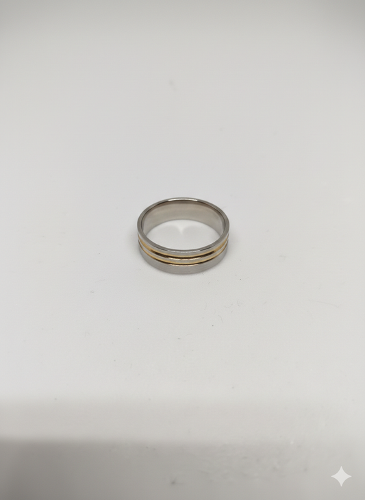 Bague acier inoxydable taille 20