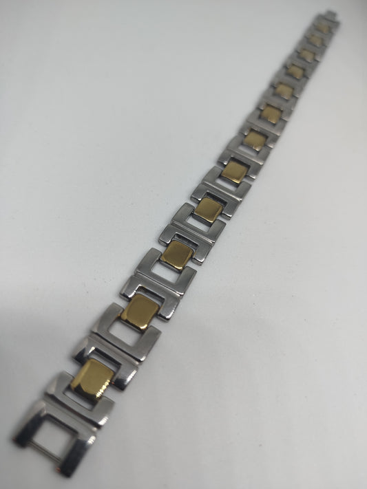 Gourmette mixte acier inoxydable | Design and Company