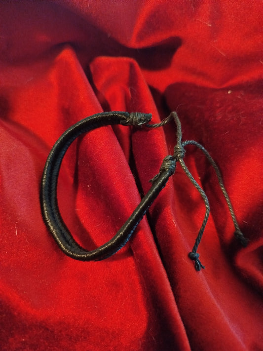 Bracelet tressé noir réglable neuf | Design and Company