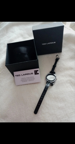Montre seconde main Ted lapidus noir