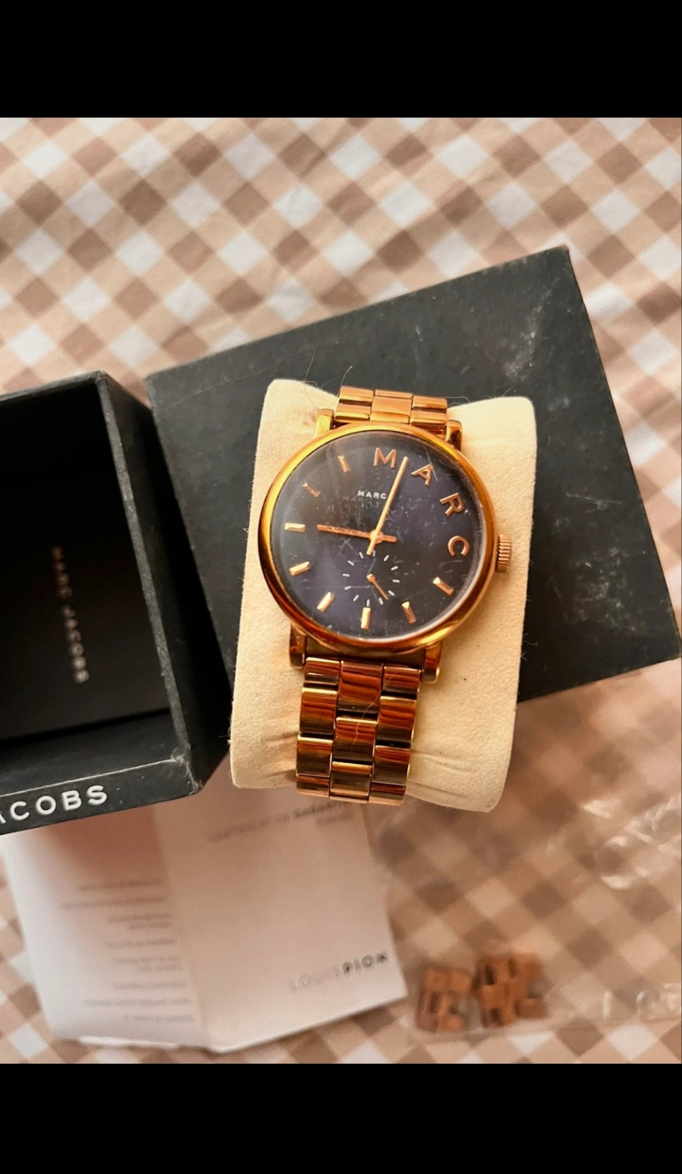 Montre Marc Jacobs de seconde main.