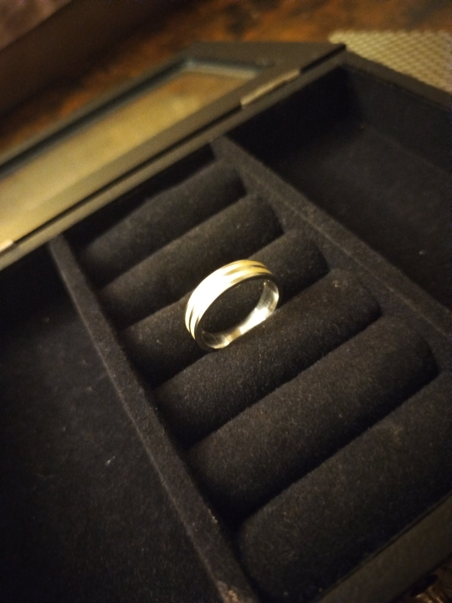 Bijoux Bague acier inoxydable de seconde main