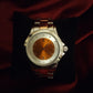 Montre femme orange et silver de seconde main