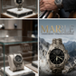 New Men's Marble Brushed Steel Watch | Design and Company