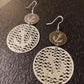 Bijoux boucle d'oreilles encre marine seconde main