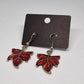 Bijoux boucle d'oreilles feuilles de seconde main