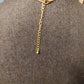 Collier petit oiseau plaqué or