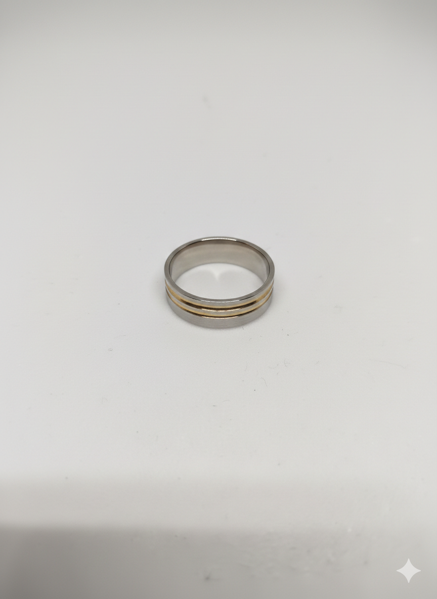 Bague acier inoxydable taille 20 