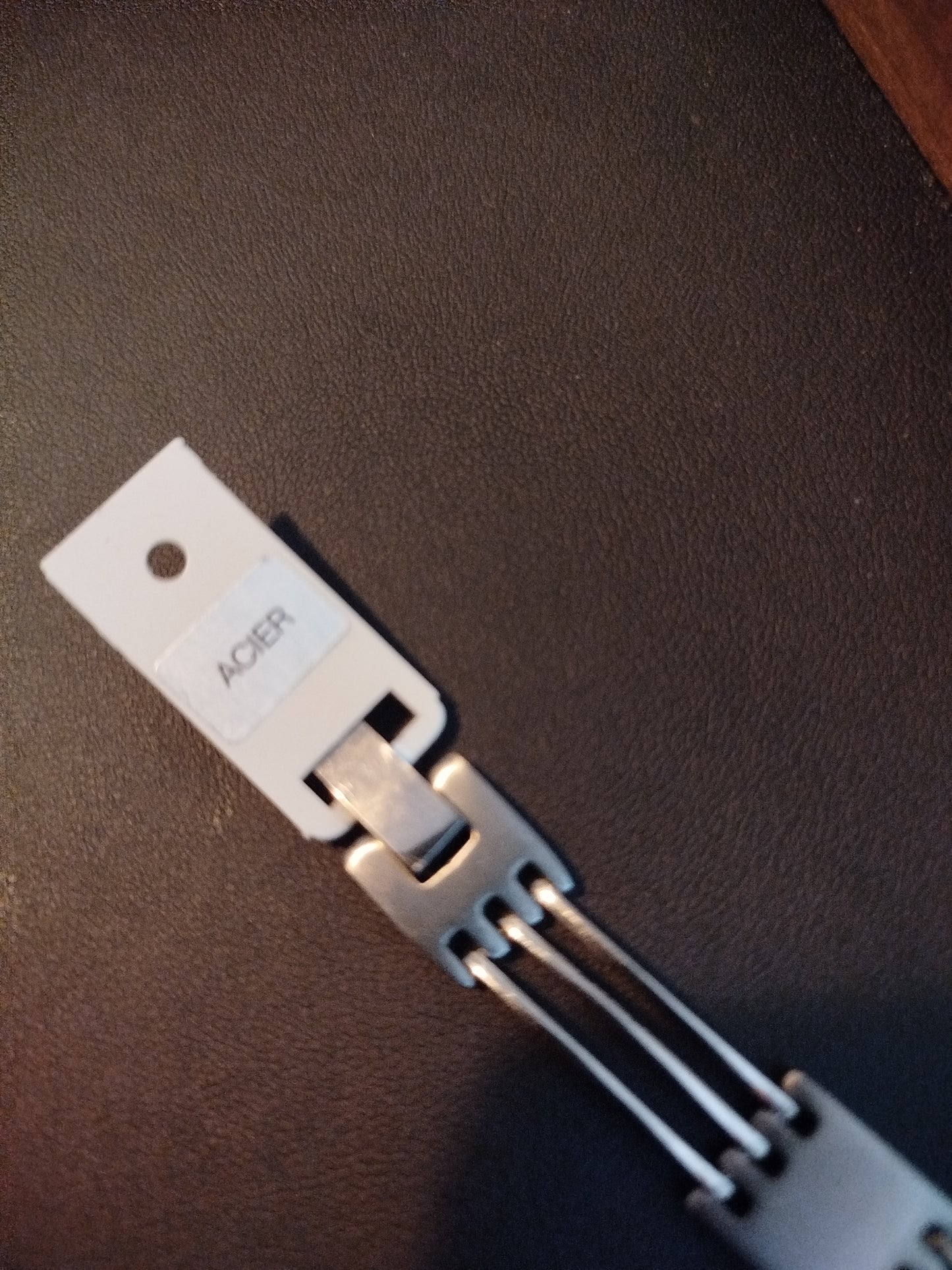 Gourmette acier inoxydable neuve