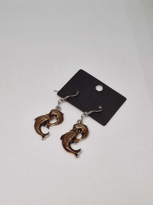 Boucle d'oreilles dauphin