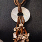Collier fantaisie dans le style  africain