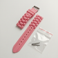 Bracelet rose en silicone 18mm 
