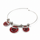 Collier seconde main formes rondes rouge | Design and Company