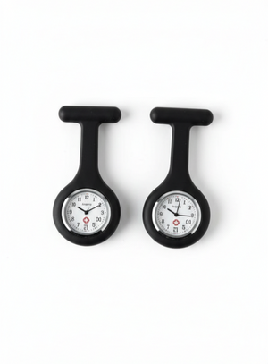 Montre Infirmière Noire à Épingle Mains Libres | Design and Company