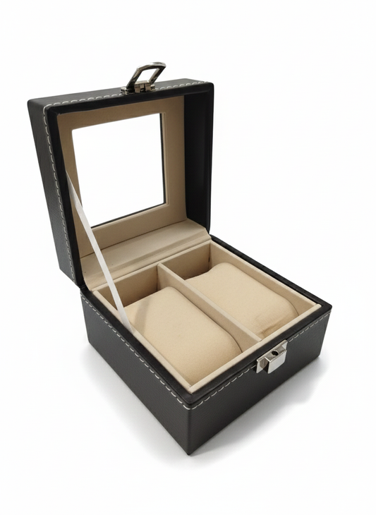 Boîte de rangement-transport montres ( deux emplacements ) | Design and Company