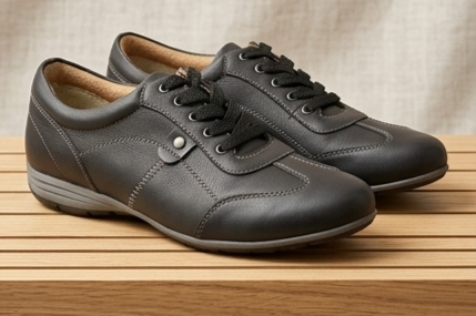 Chaussures en cuir femme semelle renforcer 