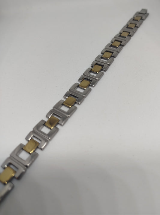 Gourmette mixte acier inoxydable | Design and Company