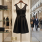 Robe noir d'été 