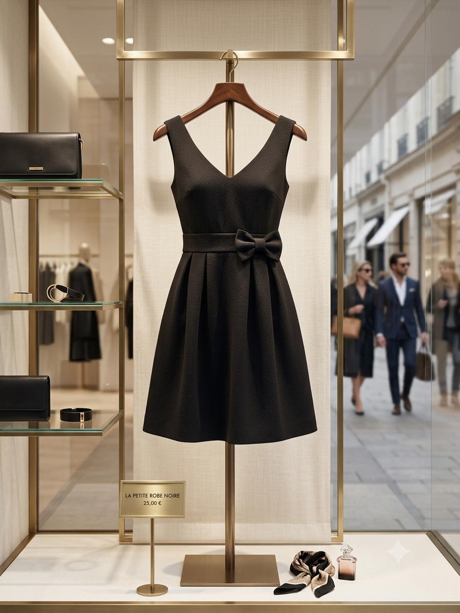 Robe noir d'été 