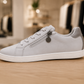 Sneakers femme semelle blanche 
