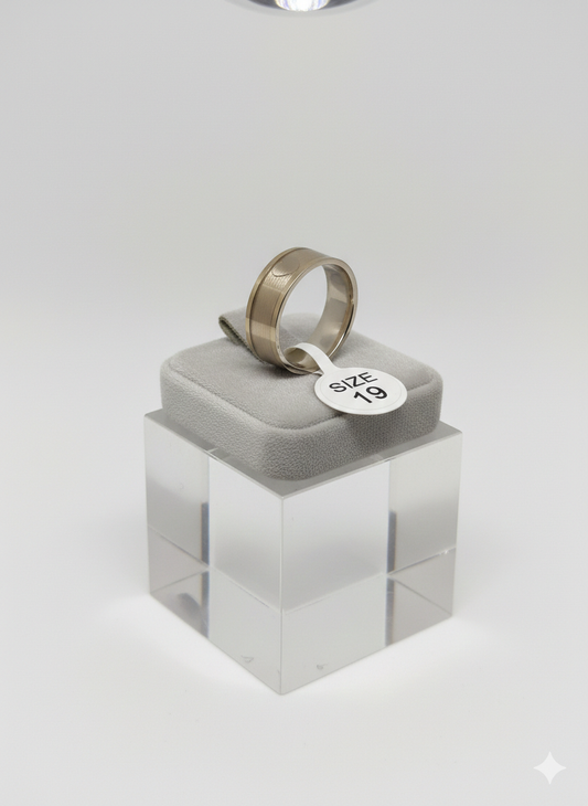 Bague doré et coeur 