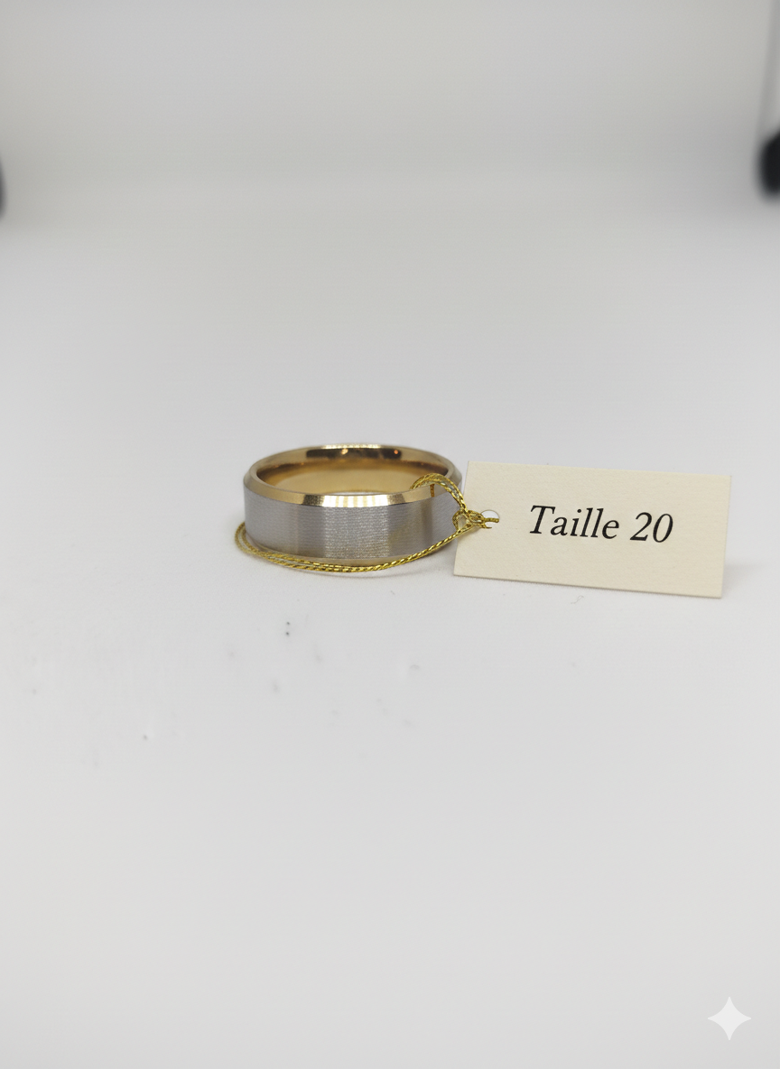 Bague doré et argenté 