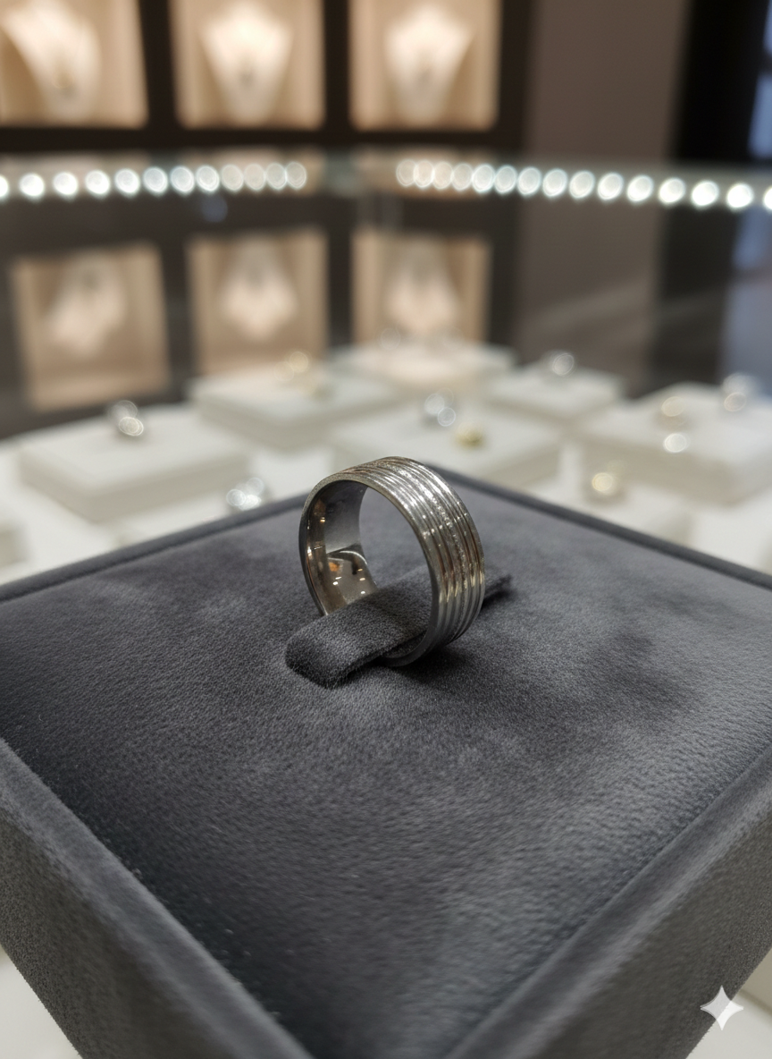 Bague acier inoxydable 