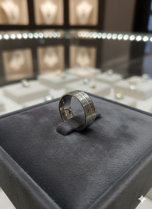 Bague acier inoxydable 