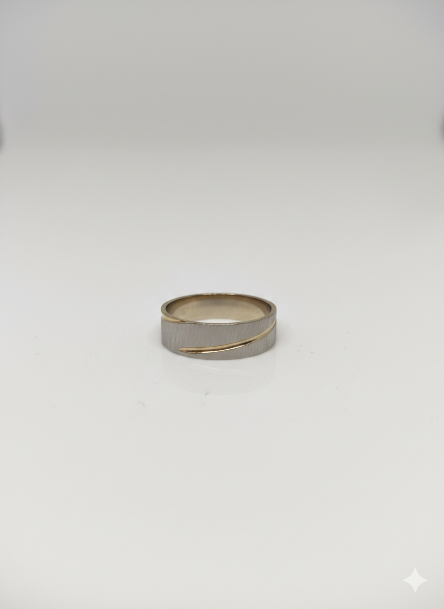 Bague gold and silver 