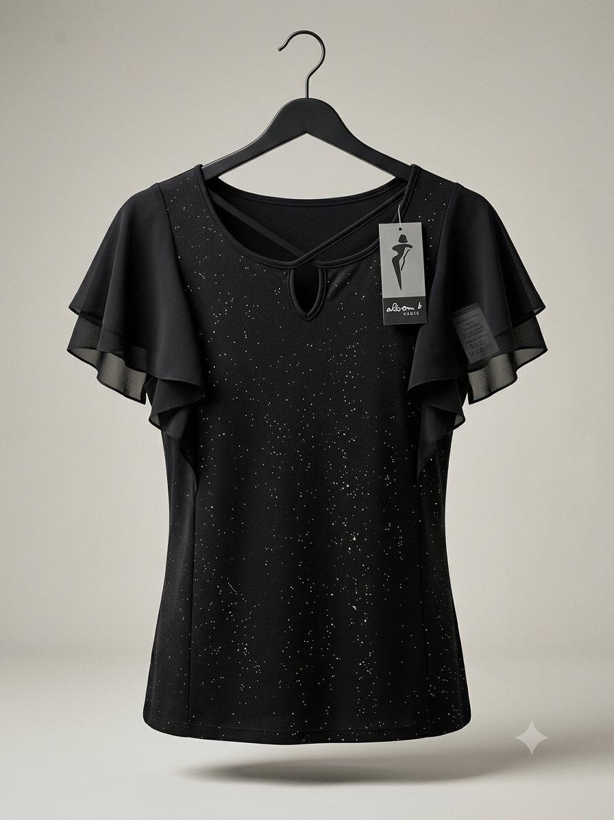 Débardeur noir femme 