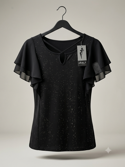 Débardeur noir femme 
