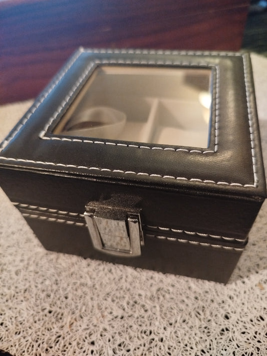 Boîte de rangement-transport montres ( deux emplacements )