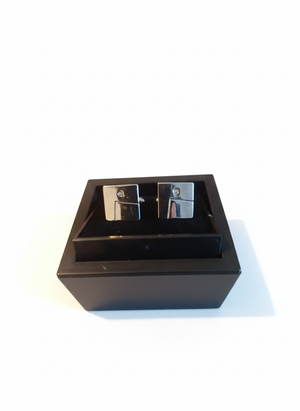 Boutons Manchettes Argent Neufs Homme Raffiné - Design and Company
