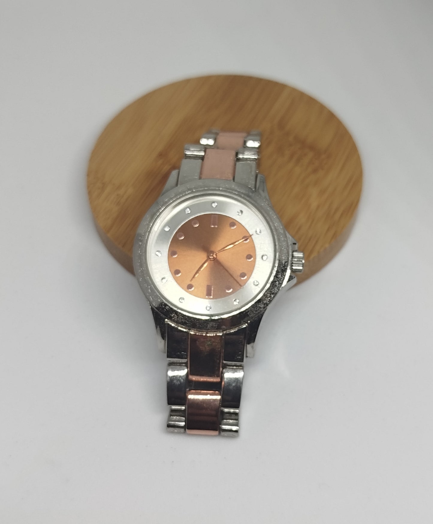Montre femme de seconde main orange et silver | Design and Company