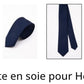 Cravate en soie pour homme 