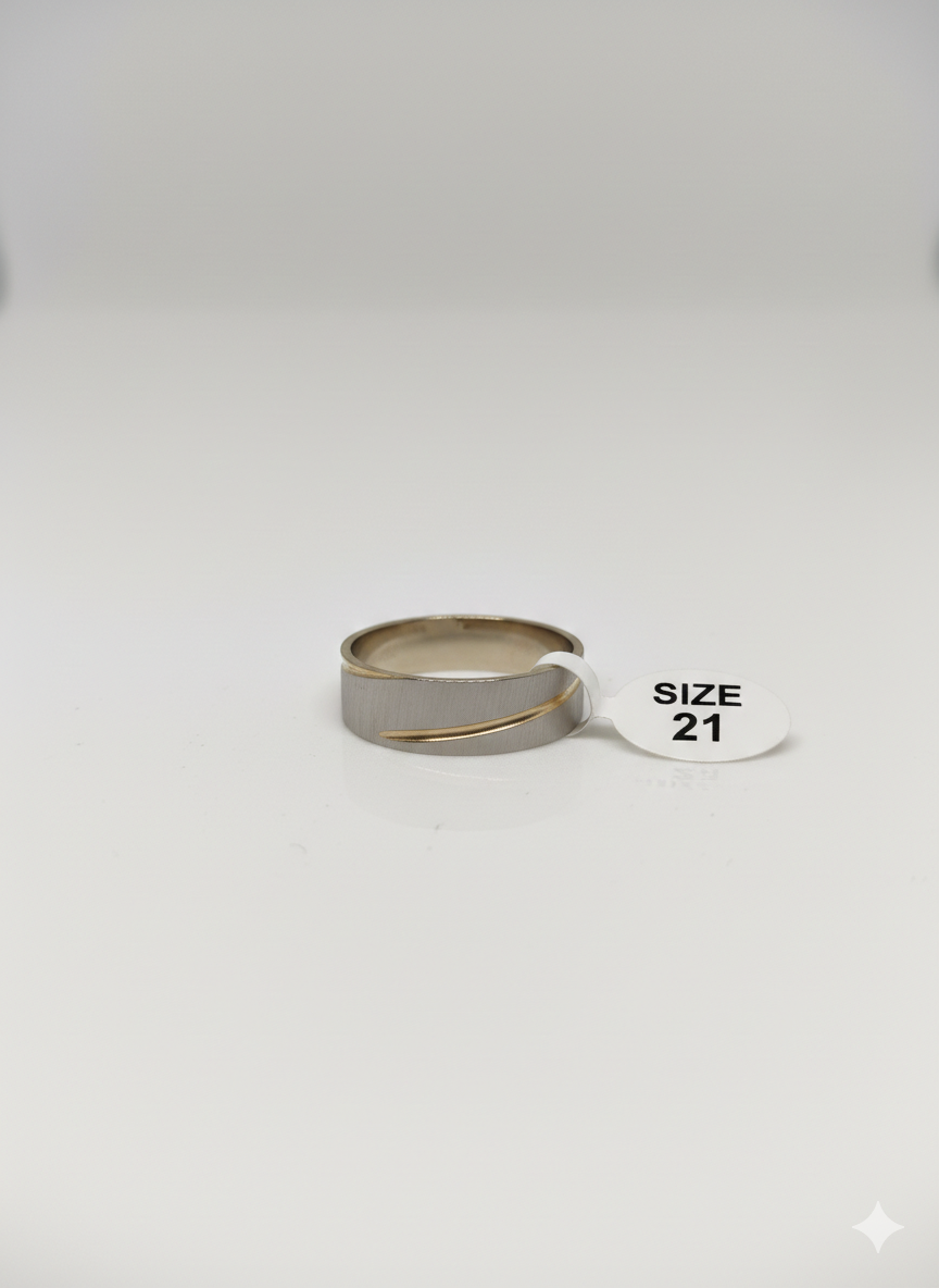 Bague gold and silver 