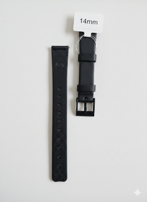 Bracelet Silicone Noir 14mm pour Montre Neuf | Design and Company