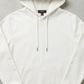 Sweat à capuche mixte blanc taille M 