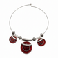 Collier seconde main formes rondes rouge | Design and Company