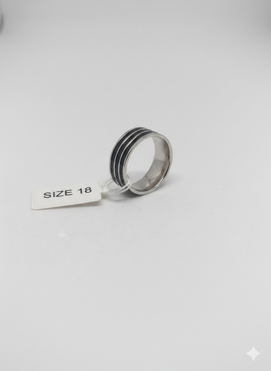 Bague trois rangs 