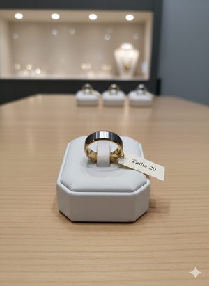 Women's gold and silver ring size 20