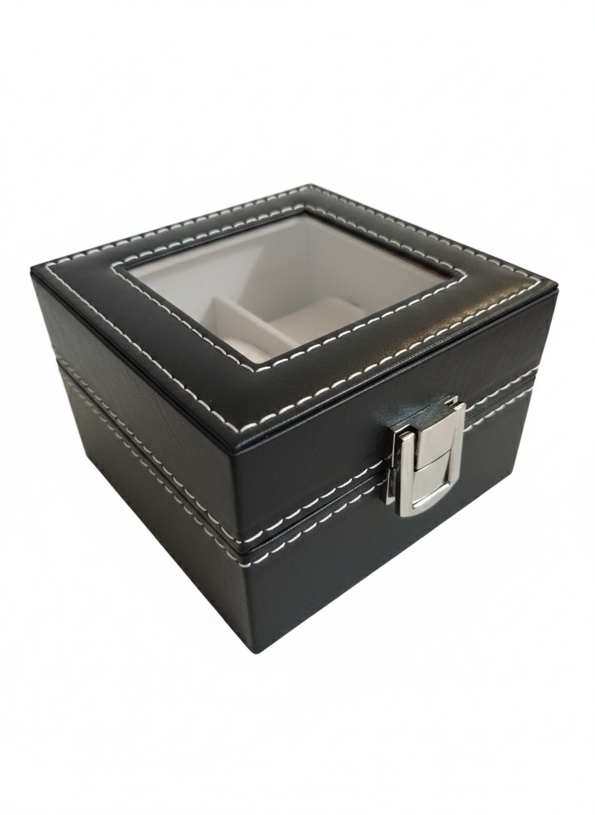 Boîte de rangement pour montres ( deux emplacements ) 