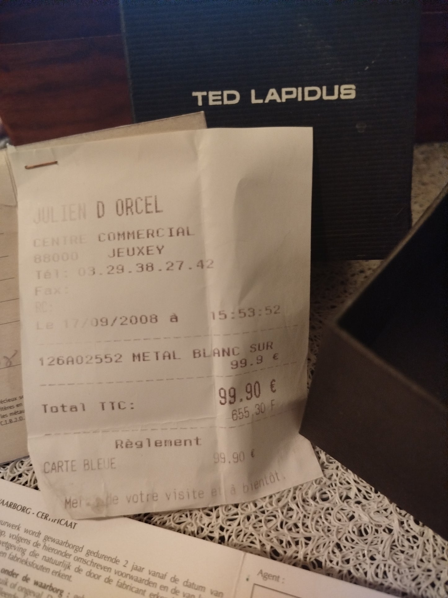 Montre Ted Lapidus femme de seconde main