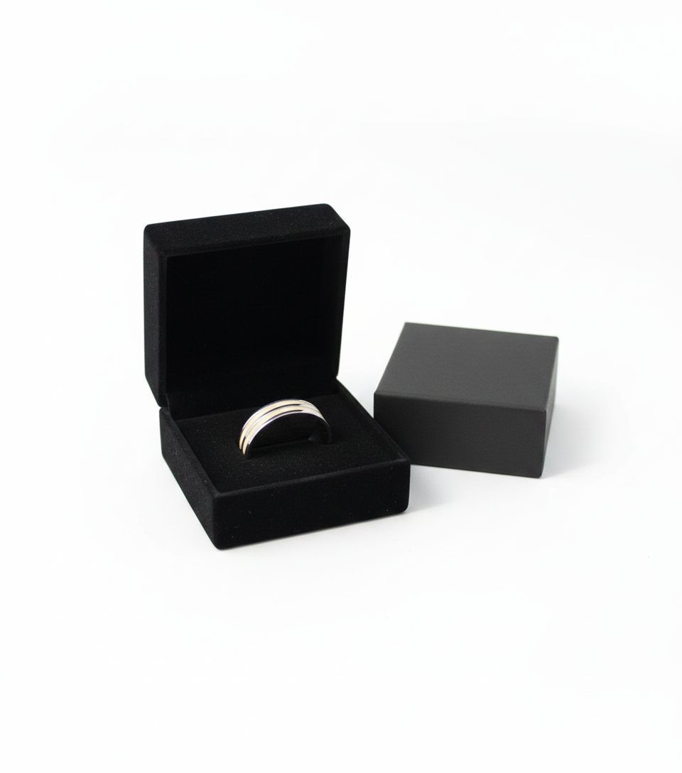 Bague acier inoxydable 