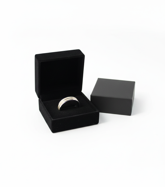 Bijoux Bague acier inoxydable de seconde main | Design and Company