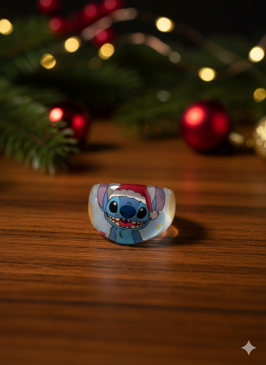 Bague enfant stitch neuve 
