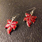 Bijoux boucle d'oreilles feuilles de seconde main
