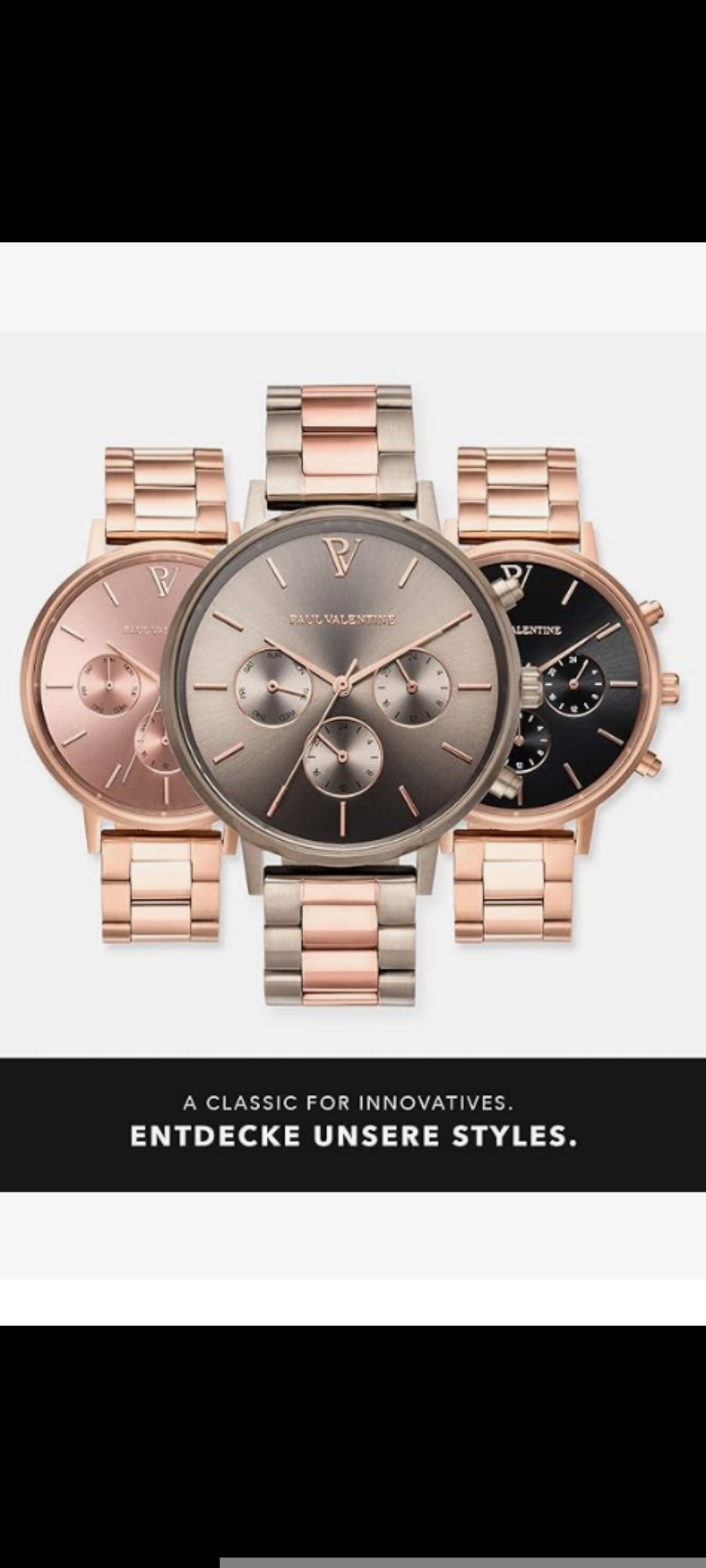 Montre Paul Valentine femme 