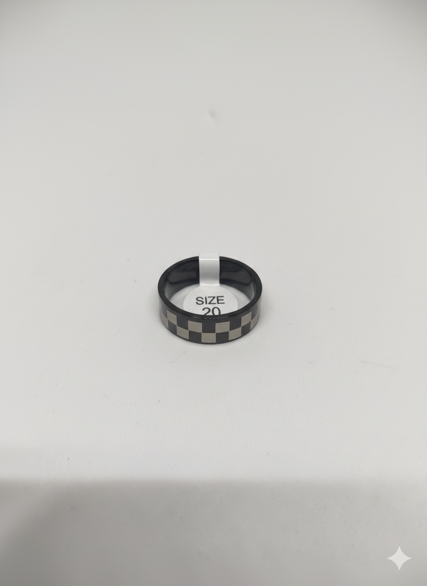 Bague à Damier 